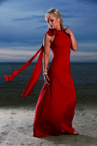 Olga -Red dress